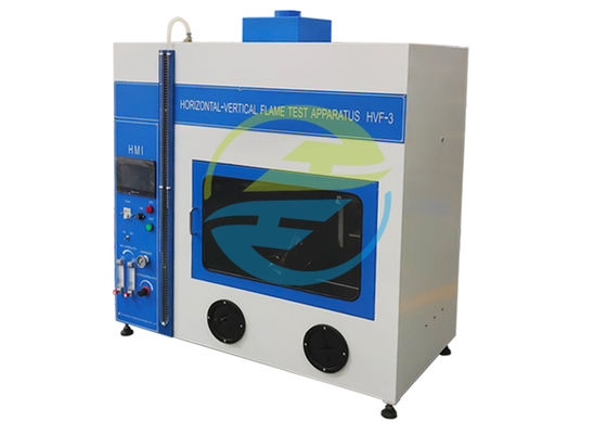 गुणवत्ता 20±2mm/125mm ज्वलनशीलता परीक्षण उपकरण जिसमें जलने का समय पहले से सेट किया जा सकता है और गैस प्रवाह 500W 965±30ml/min या 117±3 mm कारखाना