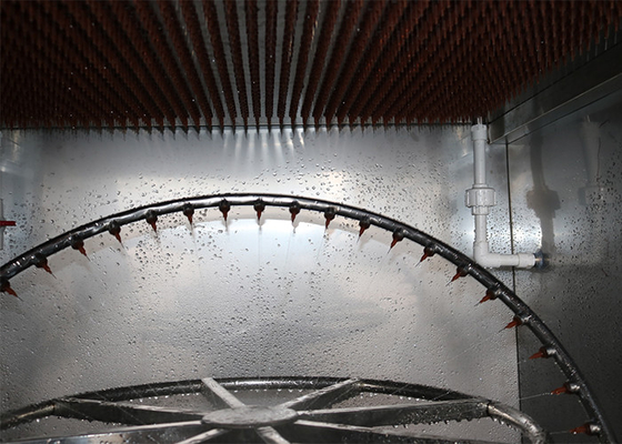 Good price RT 10.4 इंच रंग टच स्क्रीन और बाहरी व्यास Ф102 मिमी शॉवर ट्यूब के साथ 60C तापमान रेंज आईपी परीक्षण उपकरण ऑनलाइन