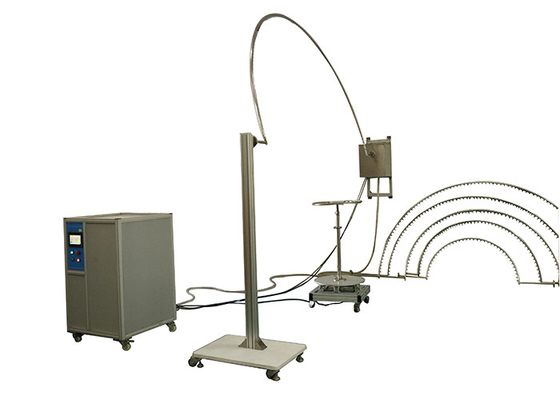गुणवत्ता यूएसबी कनेक्टिविटी और ऑसिलेटिंग ट्यूब R400mm के साथ अत्याधुनिक आईपी परीक्षण उपकरण कारखाना